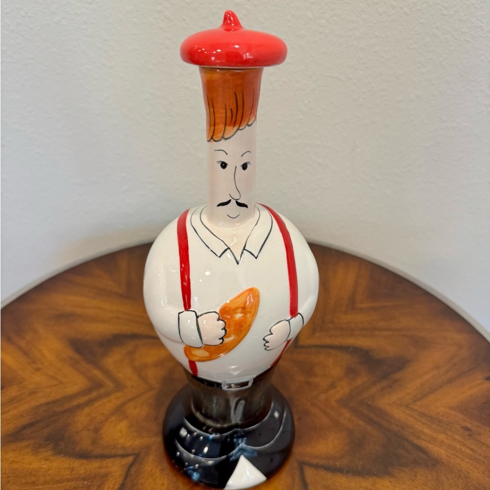 Chef Themed Decorative Olive Oil Dispenser - Never Used